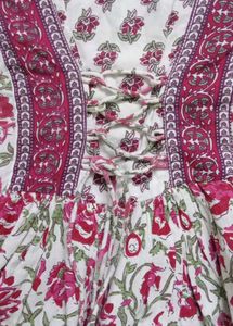 Boho Floral Print Tunic Top