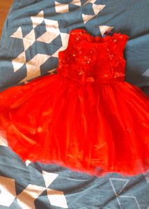 Sparkly Red Tulle Dress