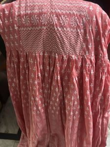 Charming Pink Printed Kurta