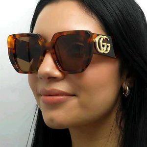Tortoiseshell Sunglasses with Gold G Detail