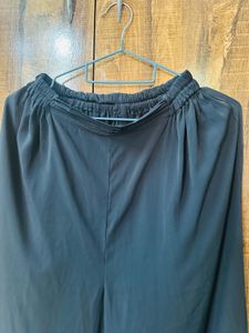 Black Wide Leg Palazzo Pant