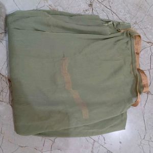 Green Floral Kurta Set