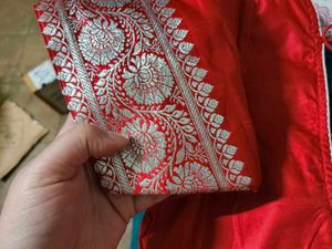 Red Ethnic Blouse
