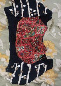 Boho Patchwork Ethnic Gown
