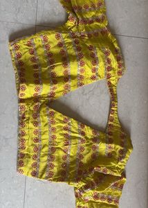 Yellow Floral Blouse