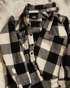 Zara Checkered Flannel Shirt