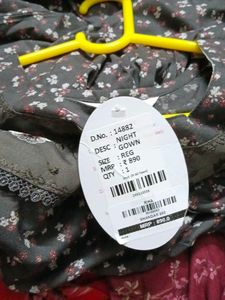 2 Comfortable Printed Nightgown L size
