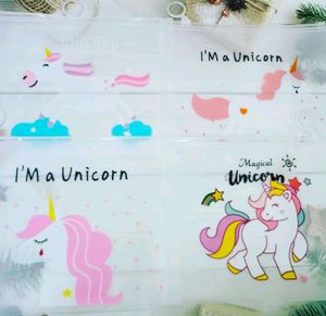 Set Of 12 Unicorn Multi Purpose Pouches