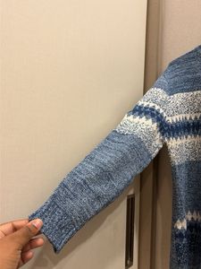 Blue Knitted Sweater