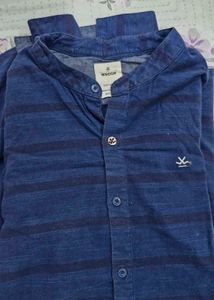 WROGN Blue Checkered Shirt