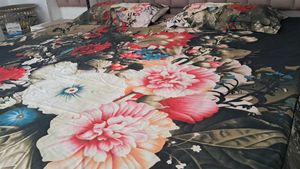 Digital Print New Bedsheet King Size With Pillo
