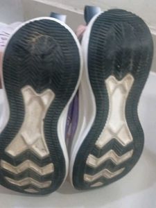 Stylish Gradient Purple Running Sneakers