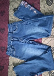 Embroidered Flare Jeans
