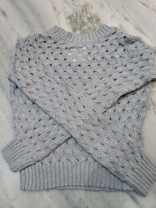 Girls Woolen Crop Top