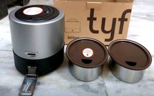VAYA  Copper Finished Stainless Steel Lunch Box