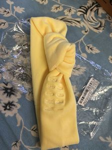 Bobbi Brown Yellow Plush Twisted Headband