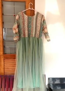 Boho Style Tulle Gown