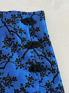 ZARA Blue Floral Mini Skirt FIXED
