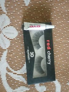 Red Cherry 3D False Eyelashes with Glue