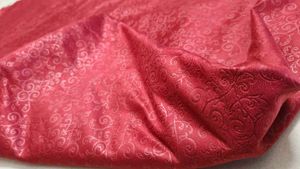 Elegant mehroon Embroidered Dress Material