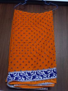 Orange Saree For Wedding