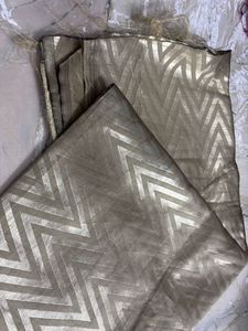Elegant Golden Chevron fabric