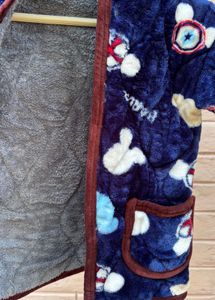 Cute Cartoon Print Baby Jacket