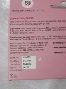 Myglamm popxo DREAMIN AND QUEENIN MINI NAIL KIT An