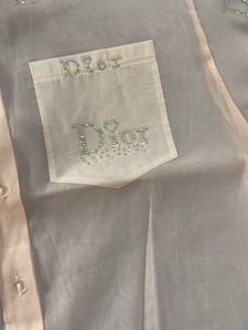 Sheer Dior Button-Up Shirt