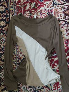 Colorblock Long Sleeve Top