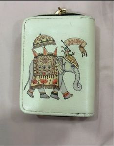 Cute Elephant Print Wallet