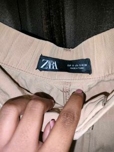 Chic Beige Pleated Shorts