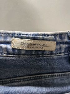 Distressed Flare Jeans