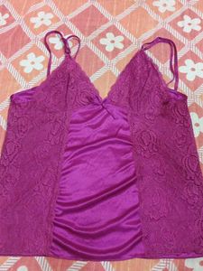 Lacy Purple Nightdress