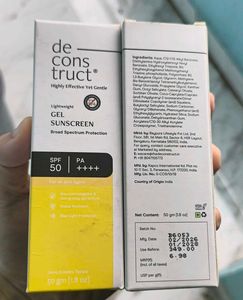 Deconstruct Gel Sunscreen SPF 50