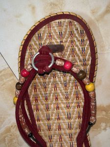 Boho Beaded Flip Flops