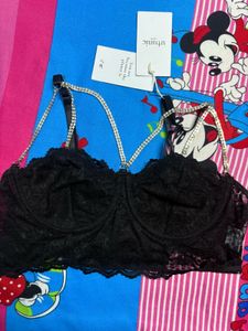 Sparkling Chain Lace Bralette