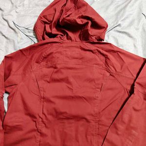 Womens Hooded Button-Up Shirt