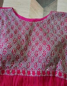 Price reduced Elegant Pink Embroidered Suit