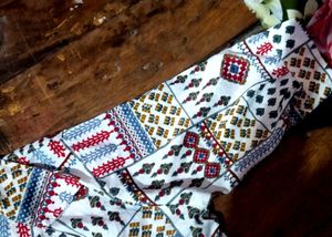 women s White Printed Shirt