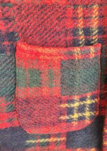 Vintage Plaid Wool Vest