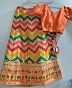 Haldi function special Vibrant Lehenga Set