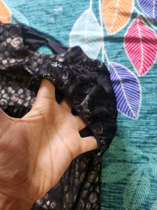 Sparkling Black Party frock on ramzan offer