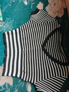 Striped Knit Top