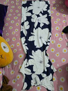 Navy Floral Maxi Dress