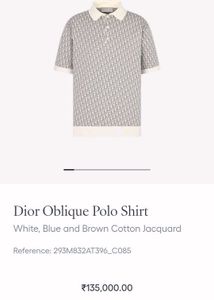 Dior inspired Polo shirt