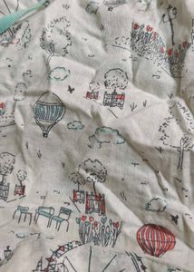 Printed cotton shorts