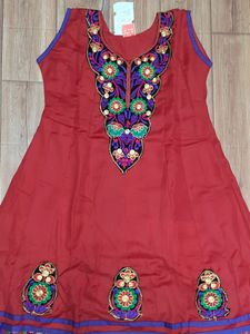 Anarkali Suit With Chudidar Pajama &amp; Dupatta Set🛍