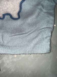 Cute Bunny Graphic Knit Top