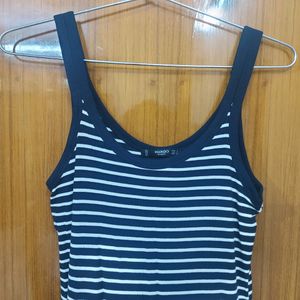 Stripped Blue White Dress